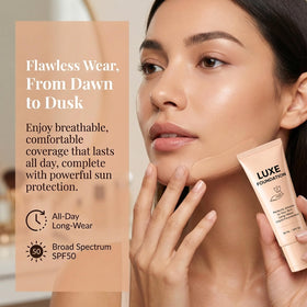 LUXE FOUNDATION Fond de Teint Adaptatif 30 ML avec SPF50