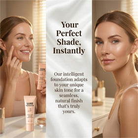 LUXE FOUNDATION Fond de Teint Adaptatif 30 ML en situation