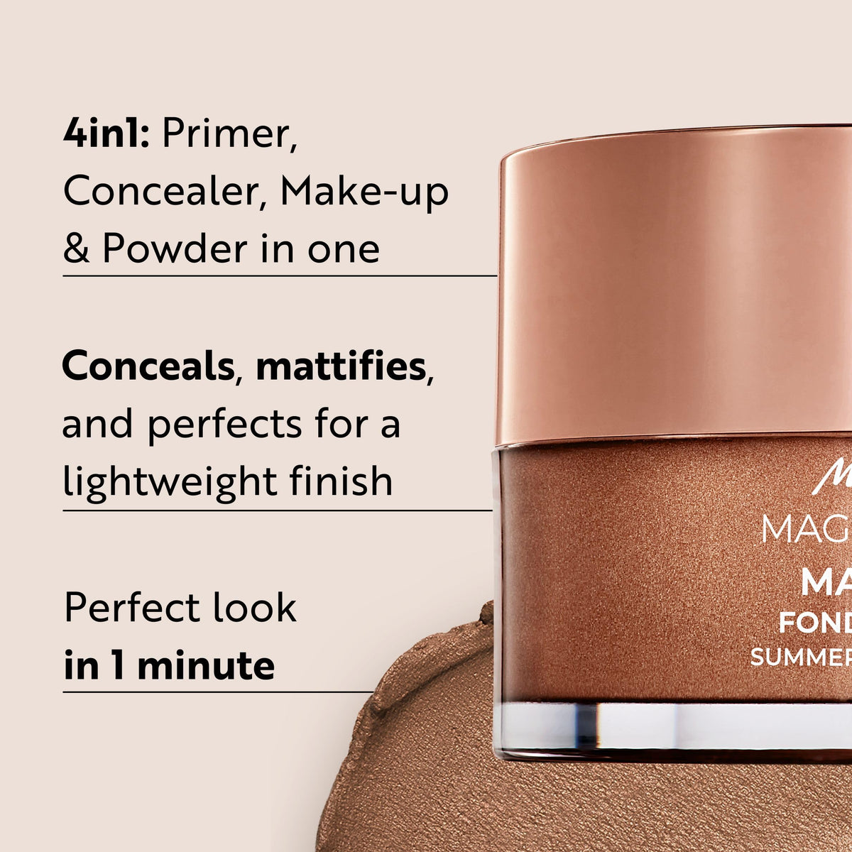 M. Asam Magic Finish Mousse Teint Été texture mousse