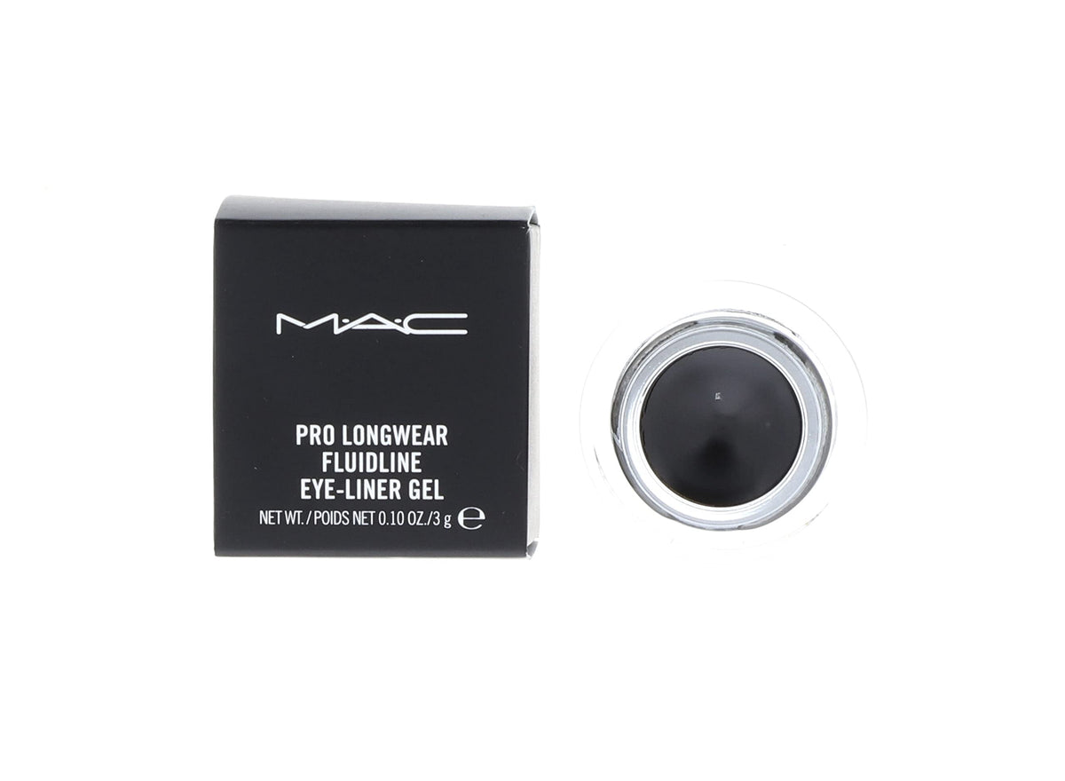 MAC Gel Eyeliner Fluidline Blacktrack 59g vue de face avec couvercle