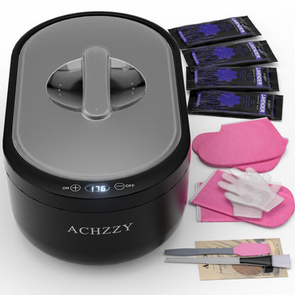 Machine à cire de paraffine Achzzy vue de face, modèle gris foncé