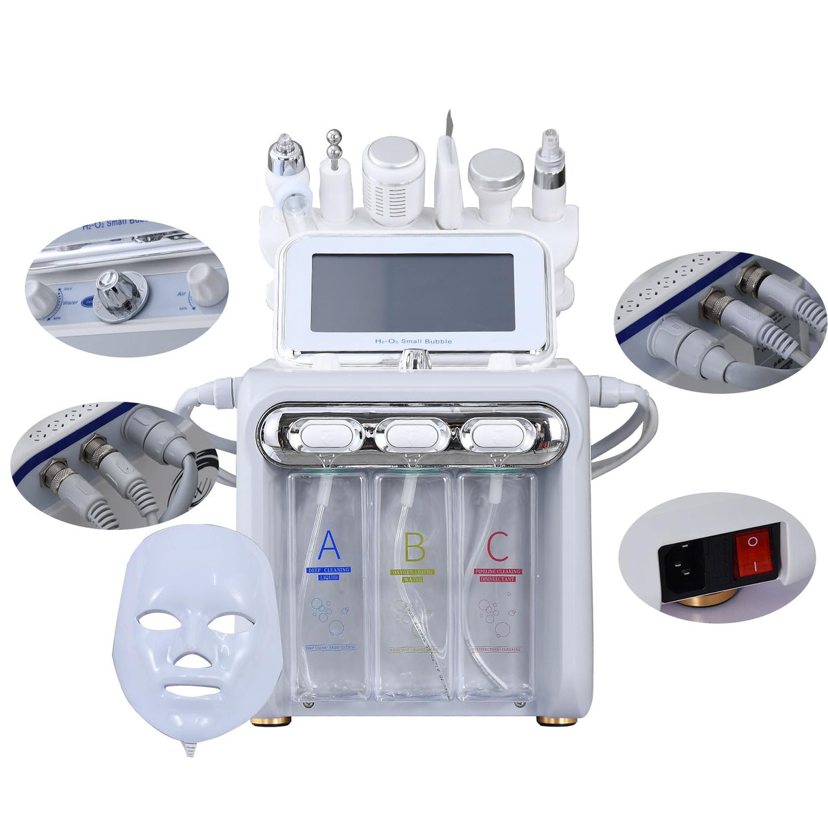 Machine de soin facial REEOOH en utilisation à domicile