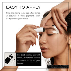 MADLUVV Brow Stamp Refill côté avec capuchon ouvert