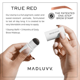 MADLUVV Brow Stamp Refill couleur rouge vue arrière