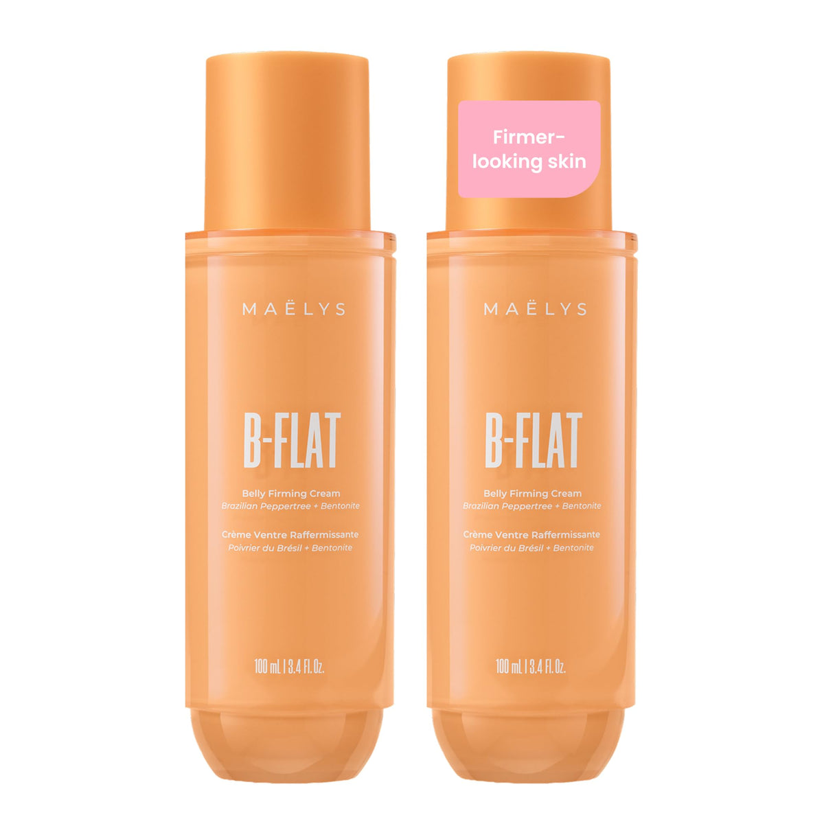 MAËLYS B-FLAT Crème Raffermissante pour le Ventre, packaging avant