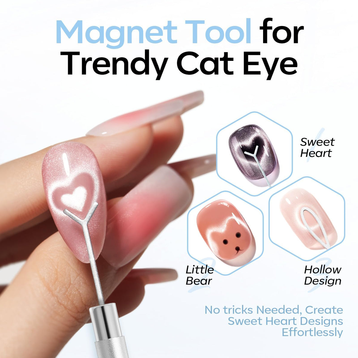 Magnet en forme de sphère et guide en métal
