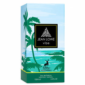 Maison Alhambra Jean Lowe Vibe Eau de Parfum dans son emballage