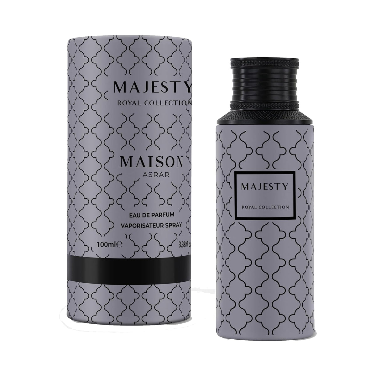 MAISON ASRAR Eau de Parfum Majesty étiquette et bouchon