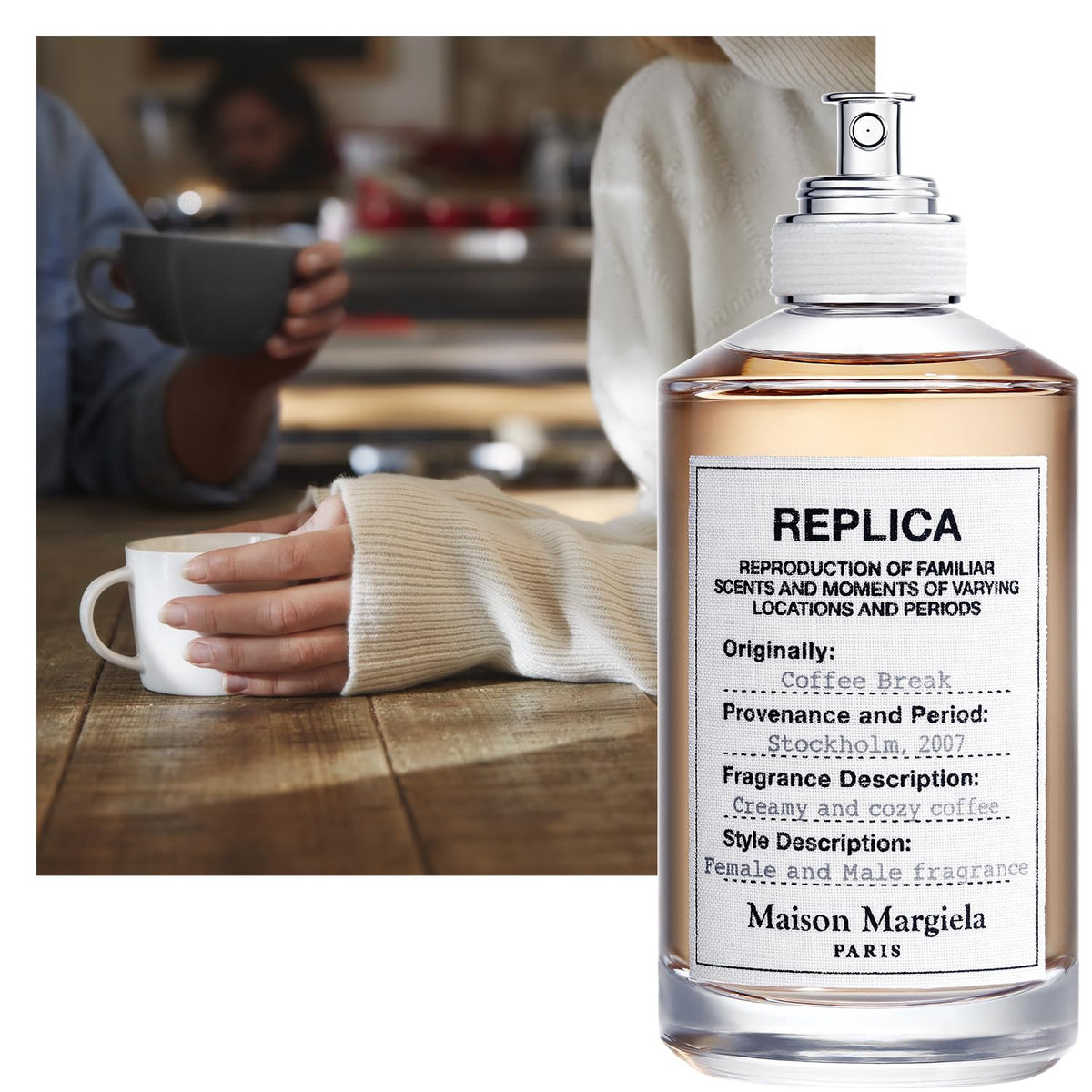 Maison Margiela Coffee Break Eau de Toilette 100 ml flacon arrière