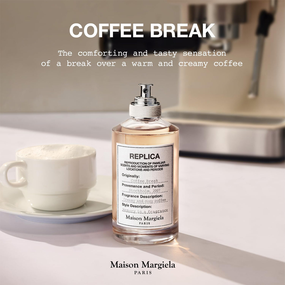 Maison Margiela Coffee Break Eau de Toilette 100 ml sur table
