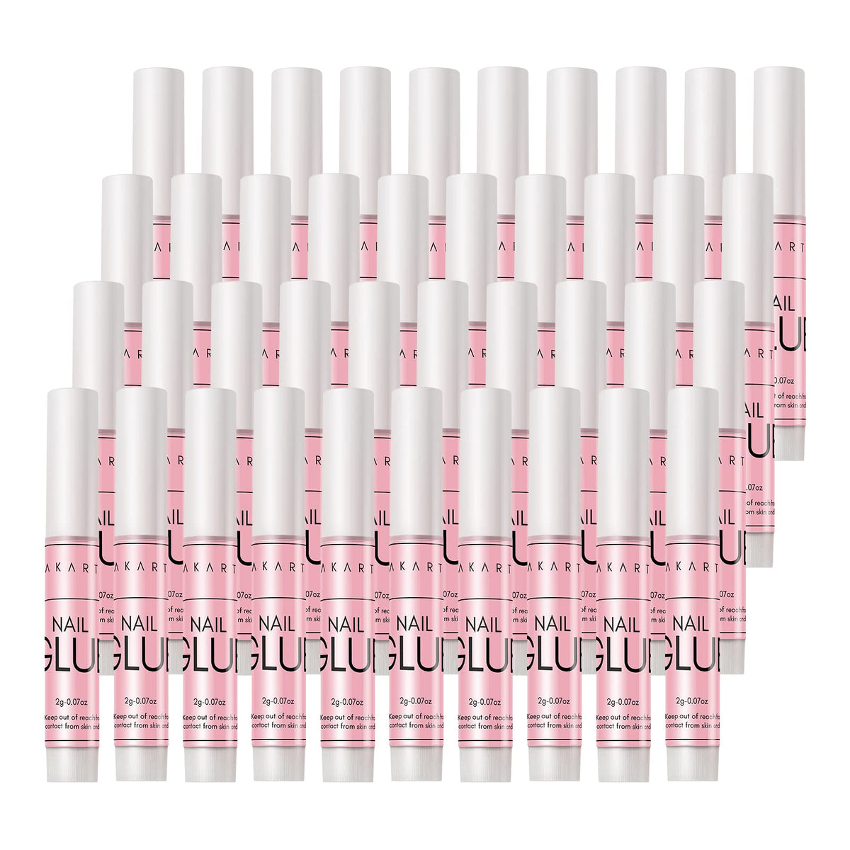 Makartt colle à ongles 40 tubes de 2g en emballage