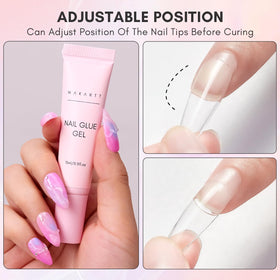 Makartt colle à ongles en gel 30ml, application sur ongles