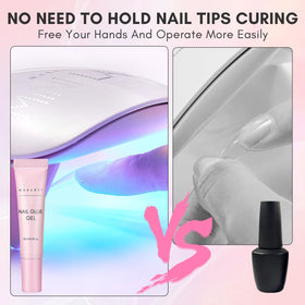 Makartt colle à ongles en gel 30ml, utilisation avec strass