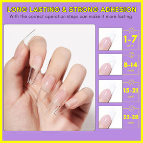 Makartt colle à ongles gel 3 en 1 15ml avec accessoires de manucure