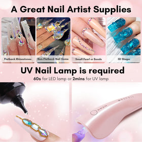 Makartt colle gel UV 15ml avec accessoires de nail art
