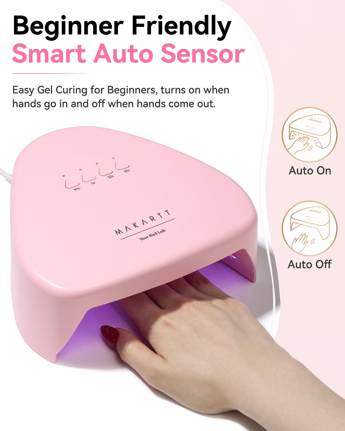 Makartt lampe UV pour vernis gel dans un espace de travail