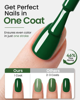 Makartt Vernis Gel vert avec pinceau applicateur spécial