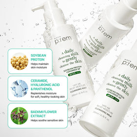 MAKEP:REM Lait Nettoyant Hydratant en action