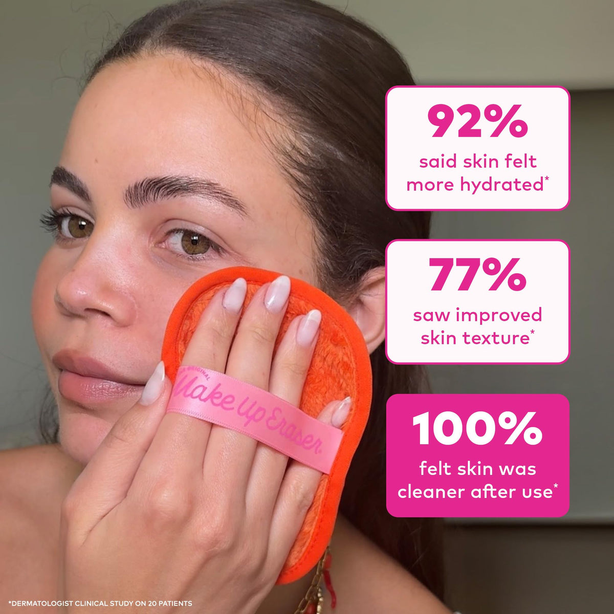 MakeUp Eraser Ensemble de 7 Jours en situation sur une coiffeuse