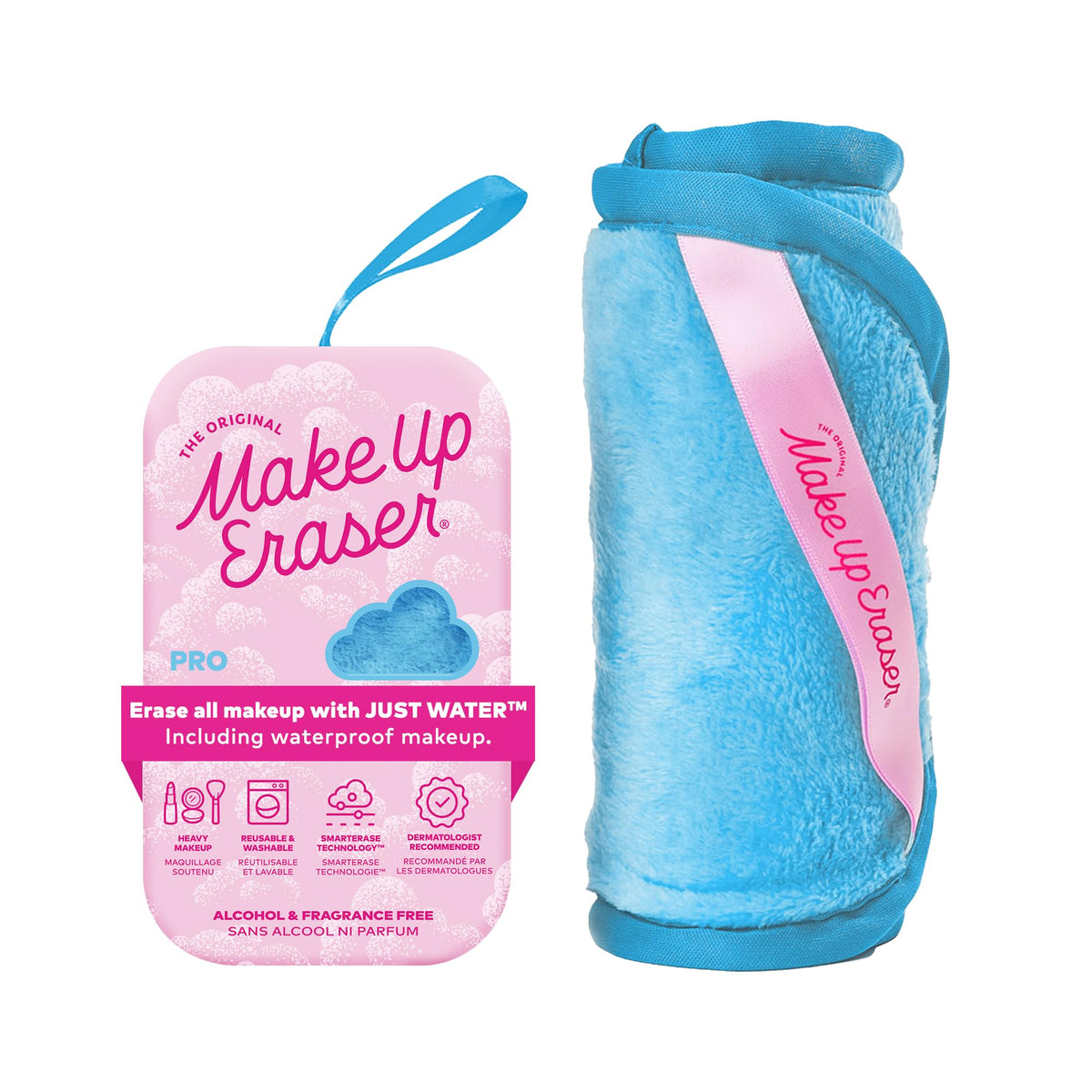 MakeUp Eraser Original PRO éponge démaquillante couleur bleu chill vue avant