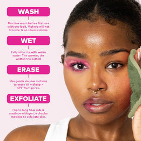 MakeUp Eraser PRO en Camo utilisée dans une routine de soins