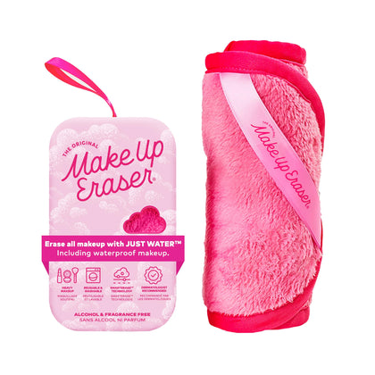 MakeUp Eraser PRO éponge démaquillante rose côté court