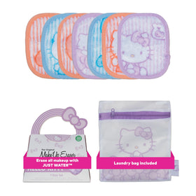 MakeUp Eraser Set de 7 Jours en couleur pastel Hello Kitty