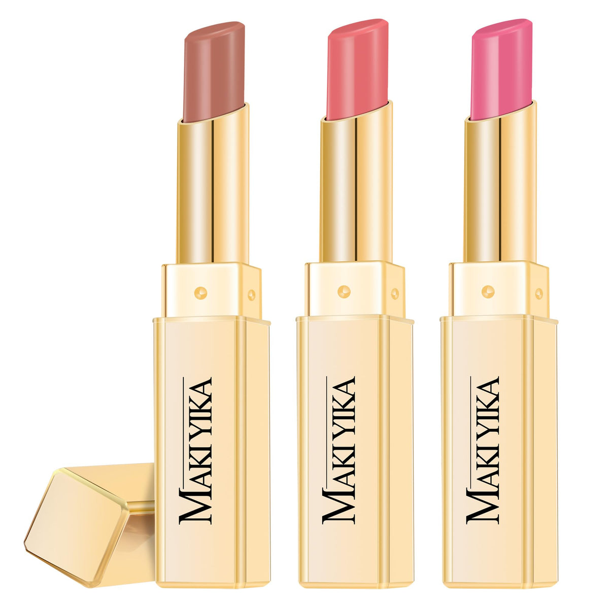 MAKI YIKA Rouge à Lèvres Hydratant 3Pc vue de face