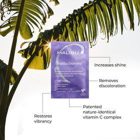 Malibu C Blondes Wellness Remedy, cristaux dans les mains