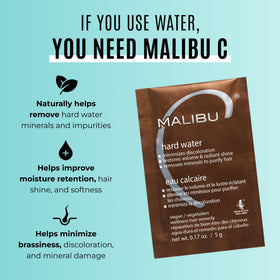 Malibu C Masque Détox Cheveux 12 Sachets vue arrière