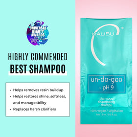 Malibu C Shampoo Clarifiant Un-Do-Goo sachet avec ingrédients