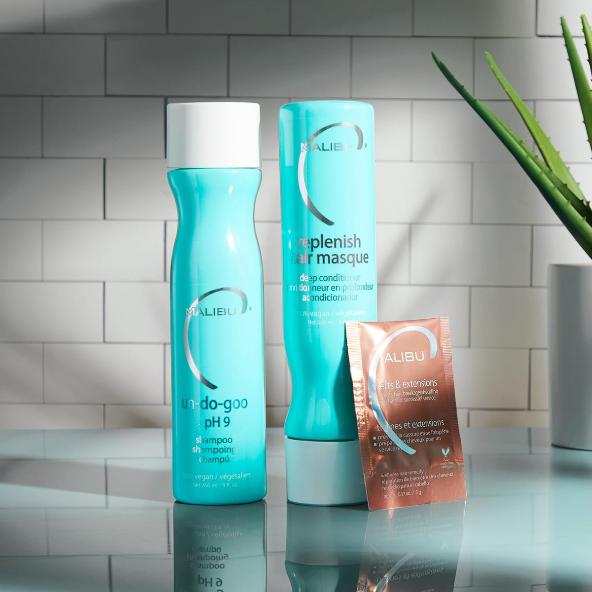 Malibu C Un-Do-Goo Shampoo Clarifiant 320g utilisation en salon