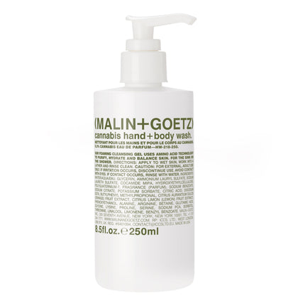 MALIN+GOETZ Gel Nettoyant Mains et Corps au Cannabis 250 ml vue avant