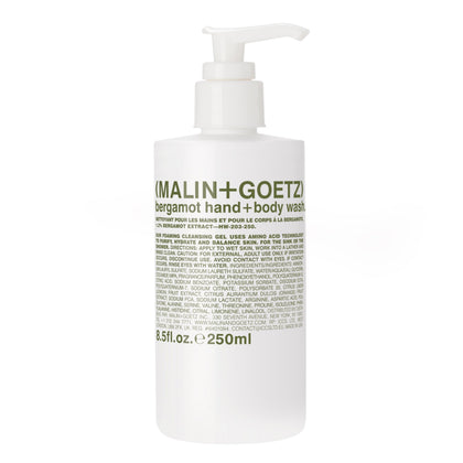MALIN+GOETZ Gel Nettoyant Mains et Corps Bergamote 300g vue de face