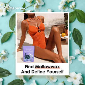 Mallowwax Cire dure perles 440g, épilation des aisselles