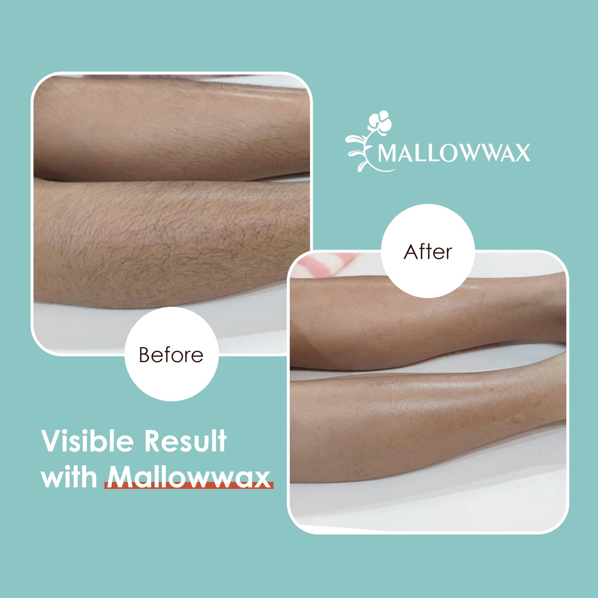 Mallowwax Cire dure perles 440g, sachet ouvert