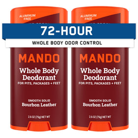 Mando déodorant corporel pour hommes stick solide vue avant