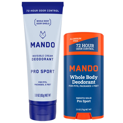 Mando Déodorant Corps Complet 2pcs - vue de l'emballage