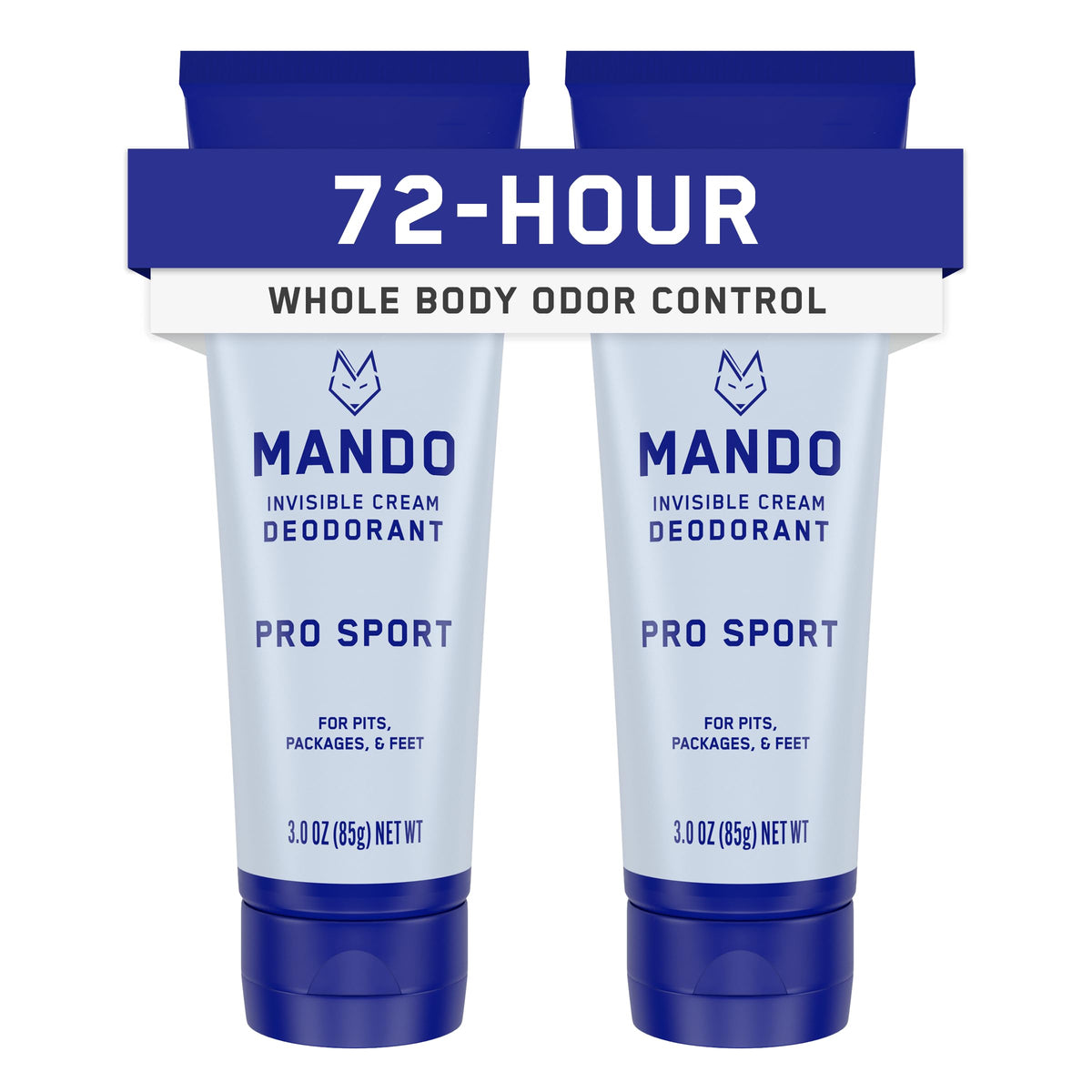 Mando déodorant corps entier pour hommes crème 200 g, vue de face