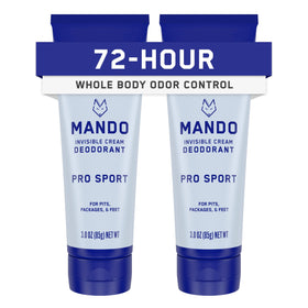 Mando déodorant corps entier pour hommes crème 200 g, vue de face