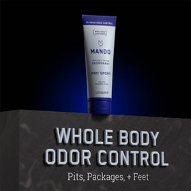Mando déodorant crème 200 g, vue latérale du produit