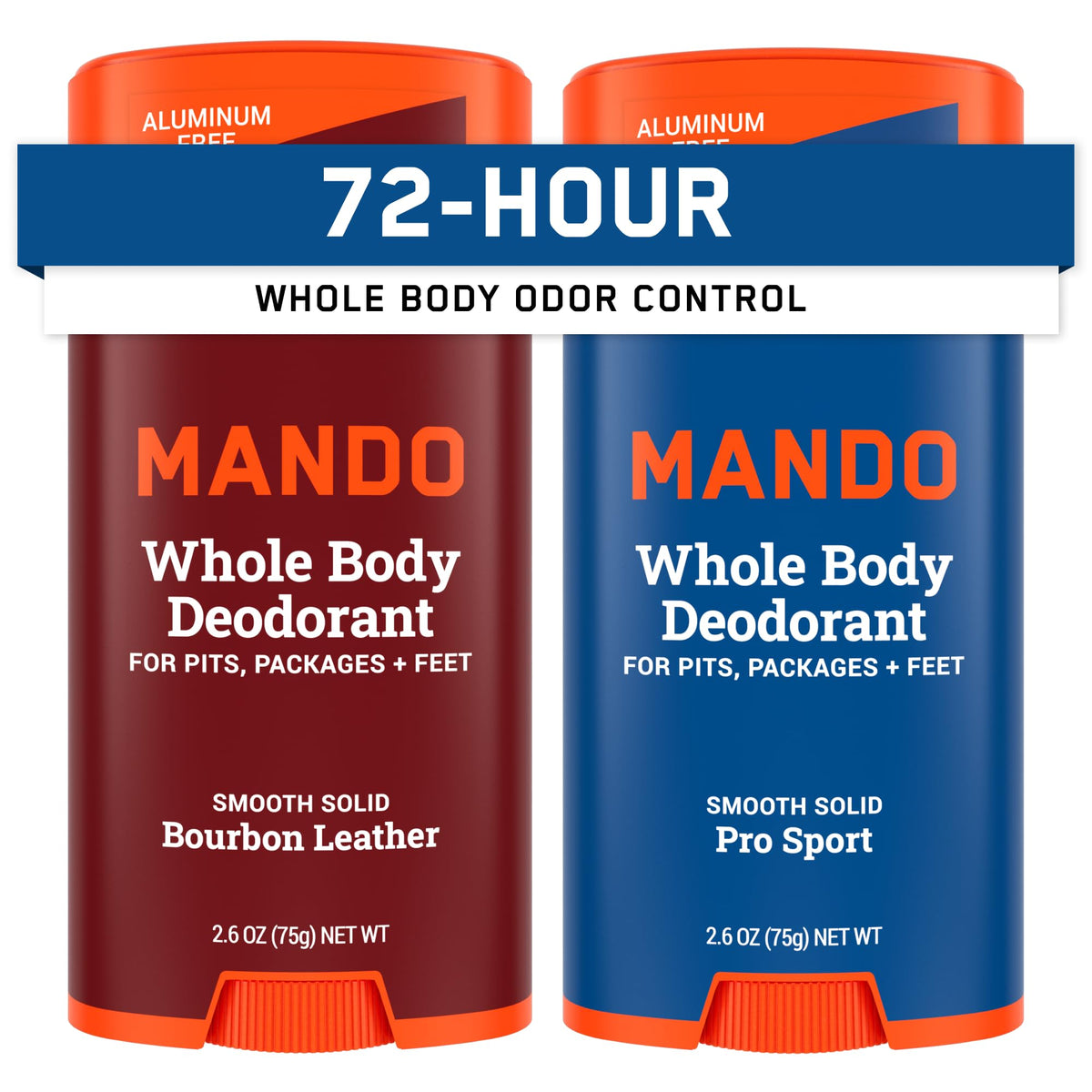 Mando Déodorant Solide Homme 2,6 oz vue avant