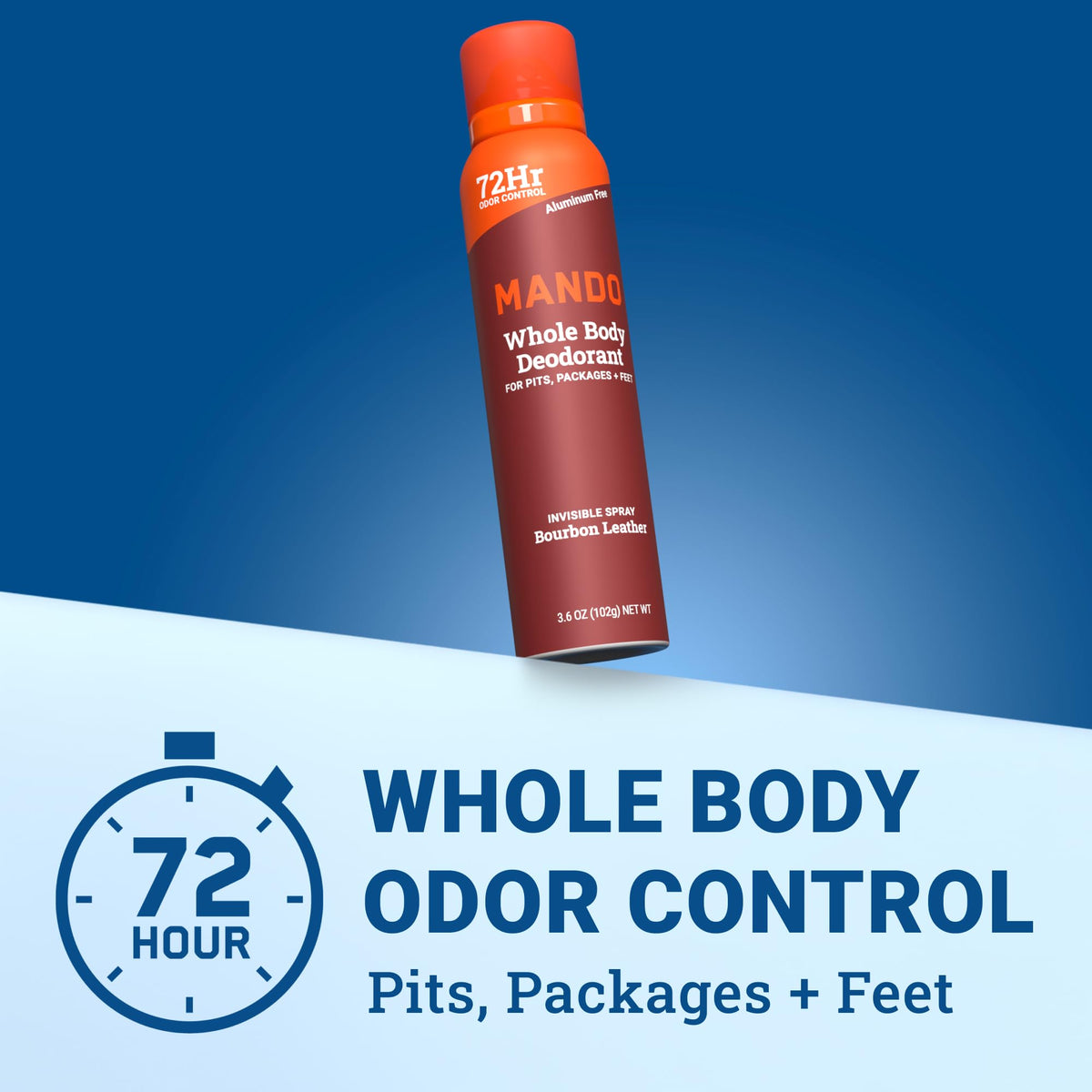 Mando Déodorant Spray 3,6 oz, côté droit