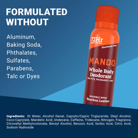 Mando Déodorant Spray 3,6 oz, vue arrière