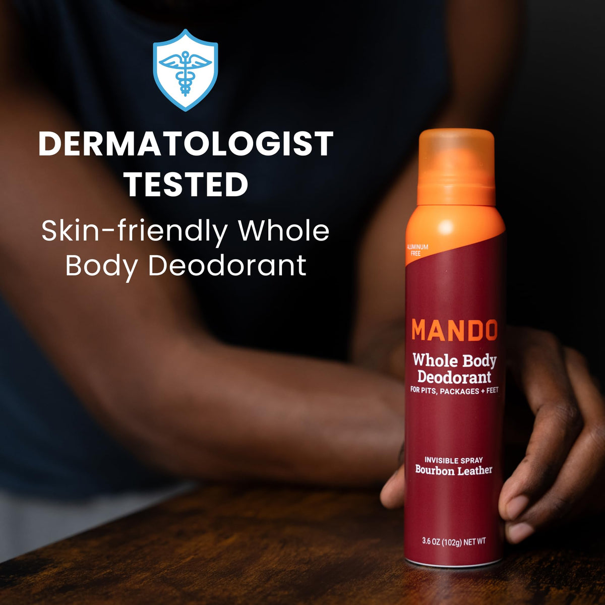 Mando Déodorant Spray, détail de la buse