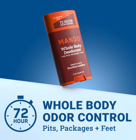 Mando déodorant stick solide 2,6 oz avec emballage