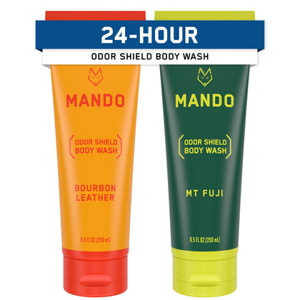 Mando Gel Douche 8.5 oz flacon avant avec étiquette