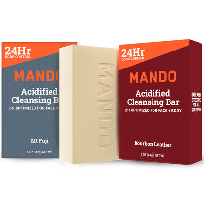 Mando Savon Nettoyant Acidifié 4-en-1 Cuir Bourbon face avant