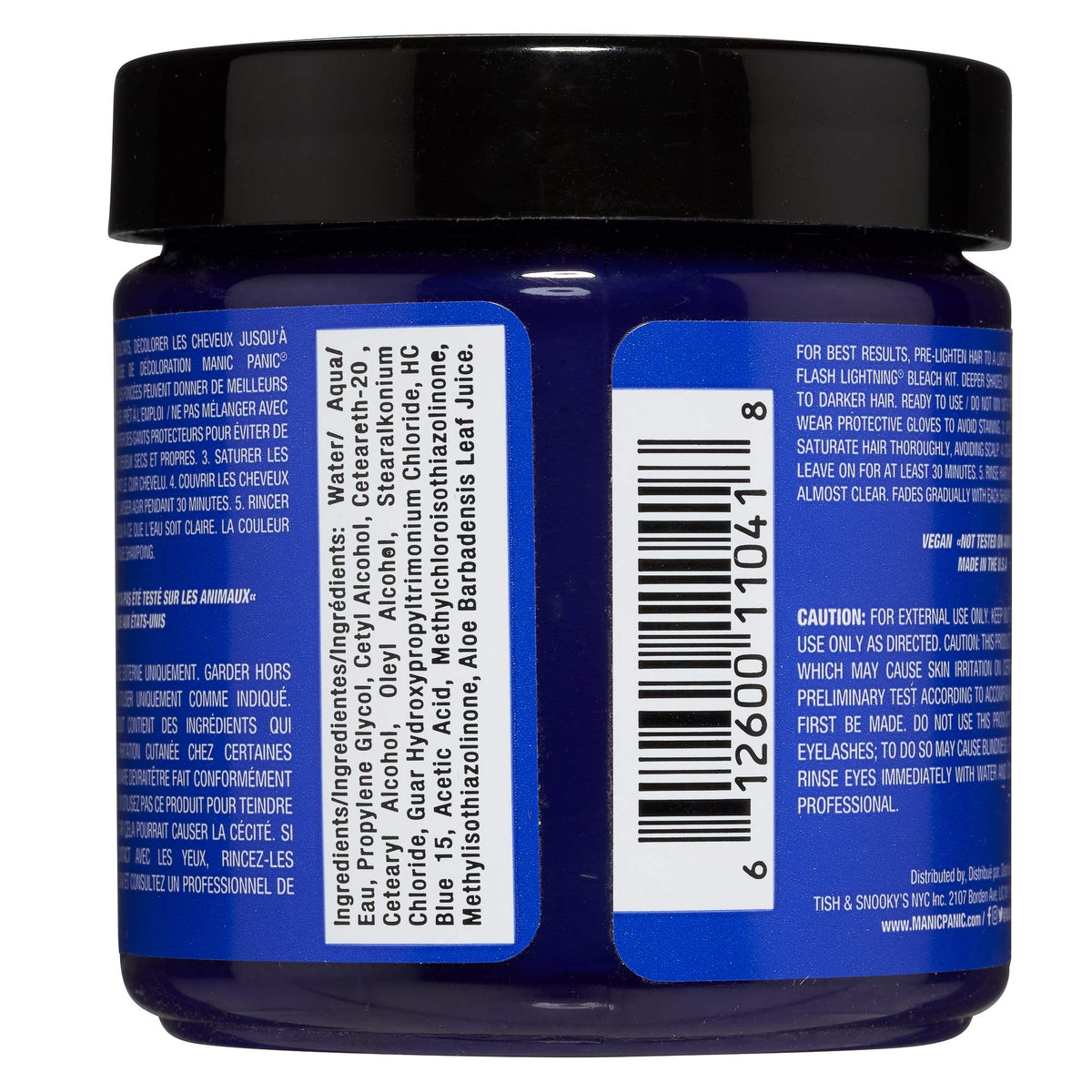 MANIC PANIC Blue Moon coloration cheveux 140g pot ouvert