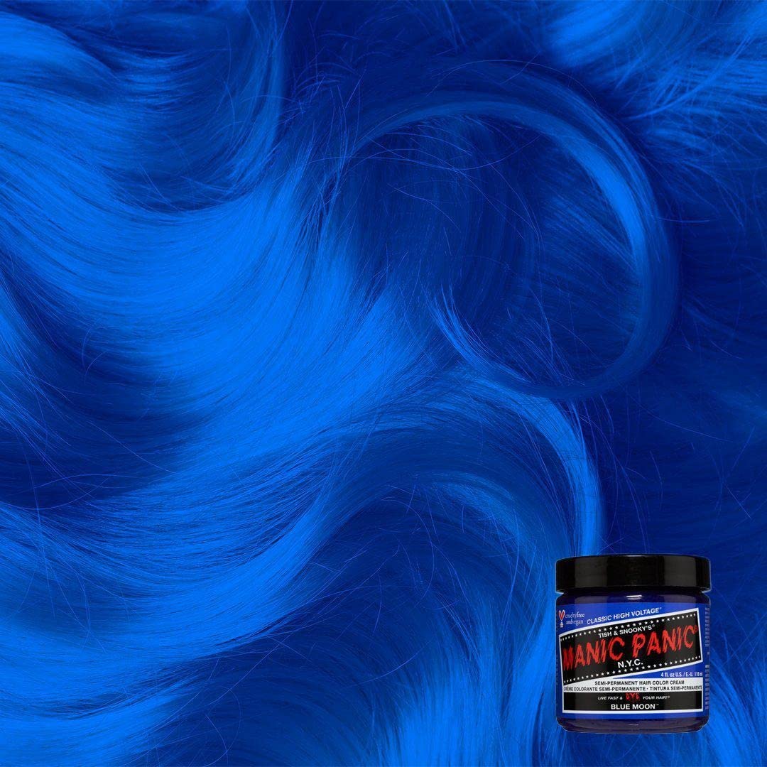 MANIC PANIC Blue Moon coloration cheveux 140g texture crémeuse